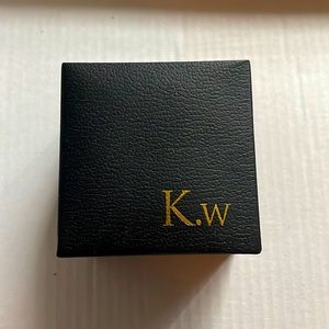 All black steel ring
